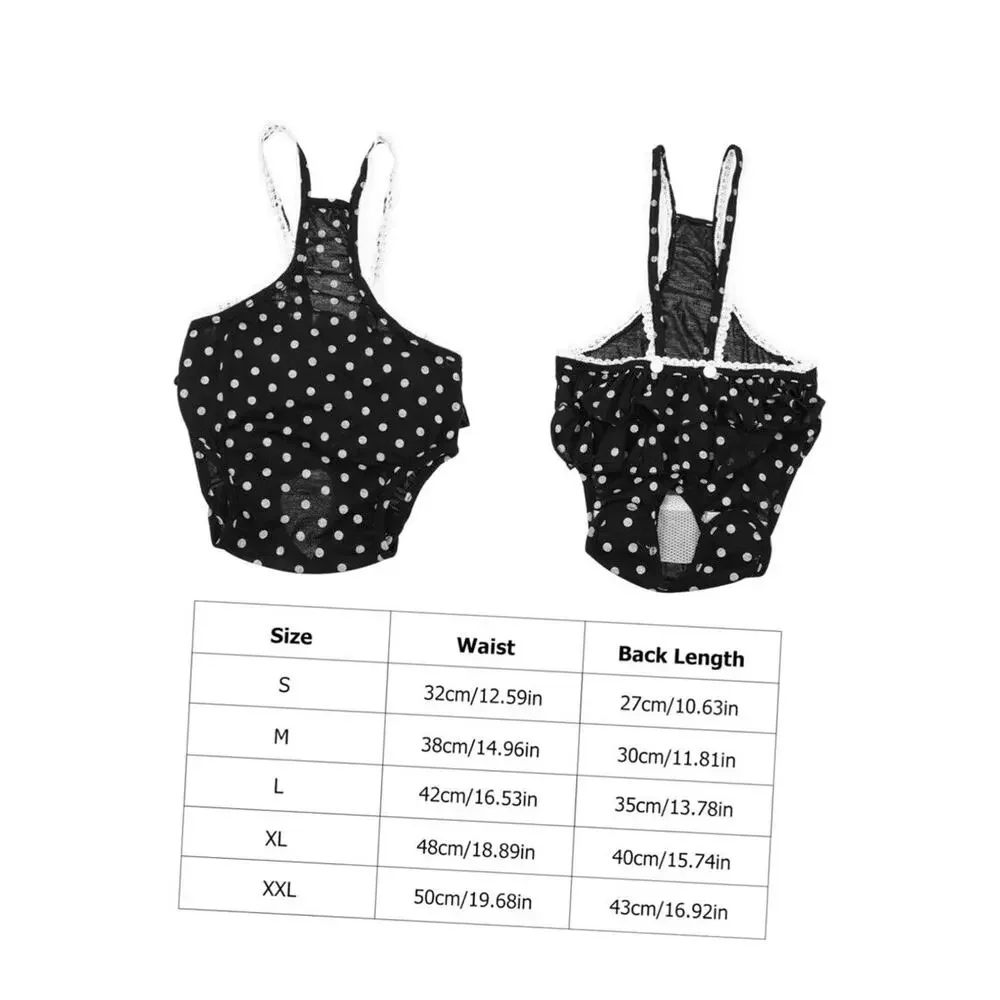 3 pack Washable Puppy Diaper Suspenders Stay On Female Girl for SMALL Dog